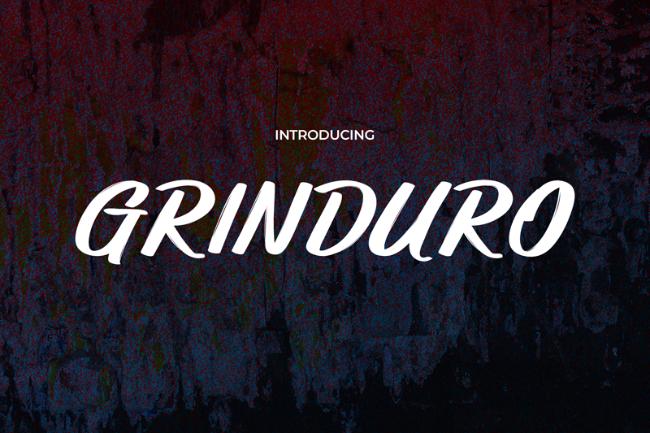 Grinduro font