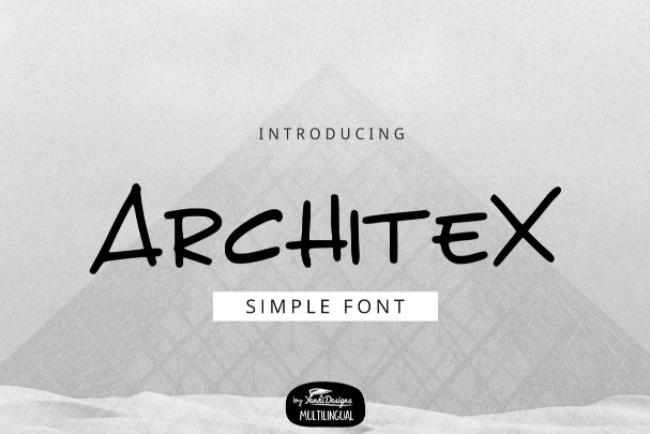 Construction fonts