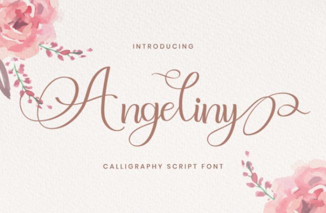 angel font