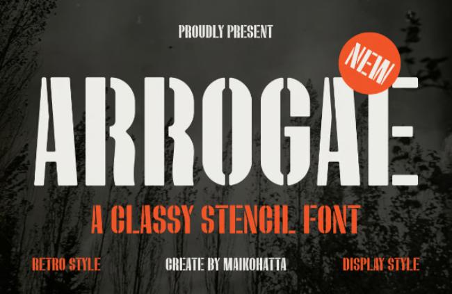 police fonts