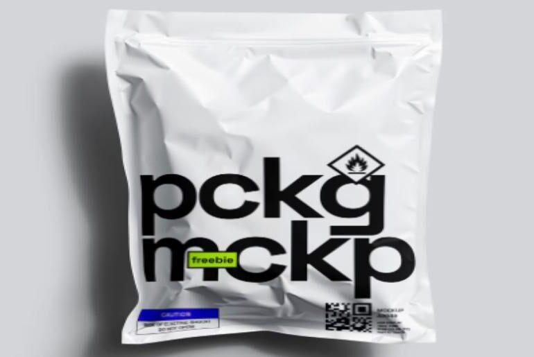 Plastic Pouch Mockup