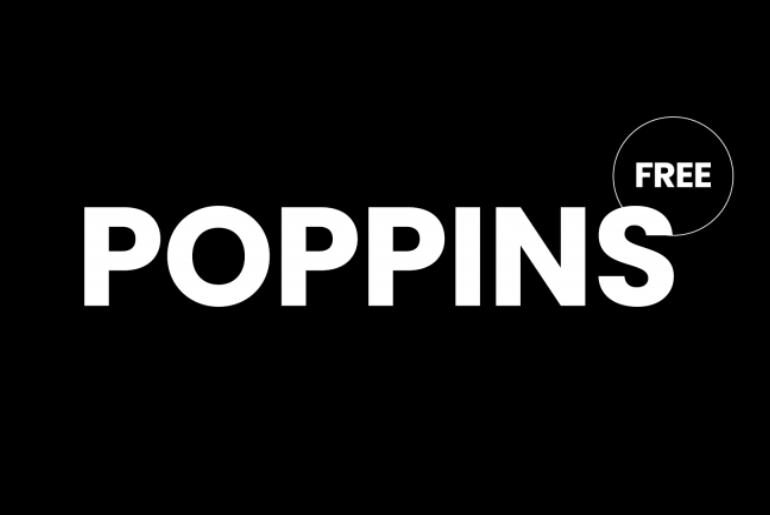 poppins font free download