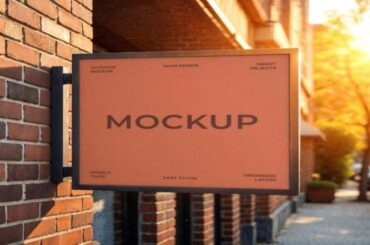 street sign mockup