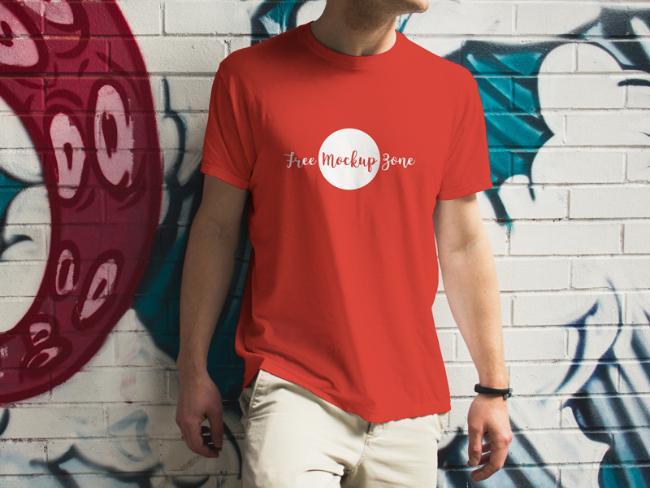 free t-shirt mockup