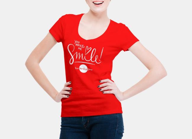 free t-shirt mockup