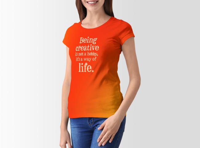 free t-shirt mockup