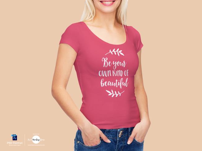 free t-shirt mockup