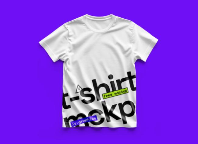 free t-shirt mockup