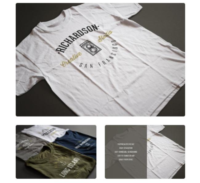 free t-shirt mockup