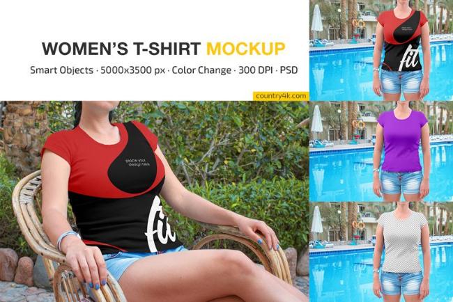 free t-shirt mockup