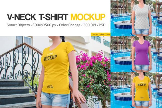 free t-shirt mockup