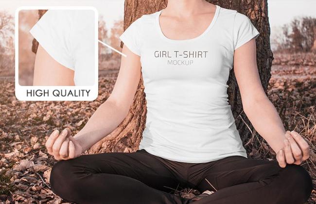 free t-shirt mockup