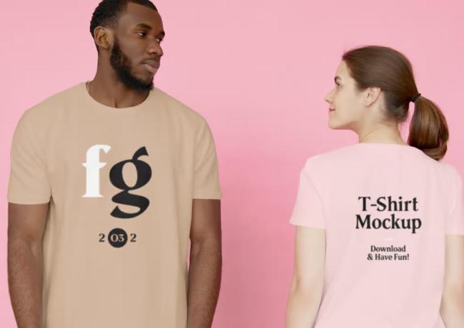 free t-shirt mockup