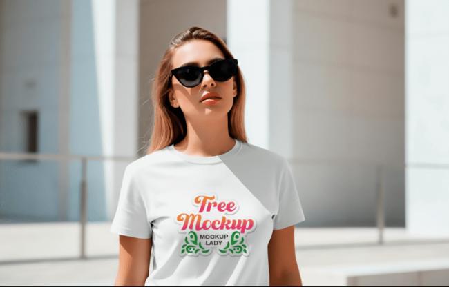 free t-shirt mockup