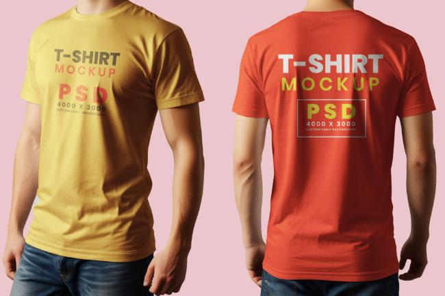 free t-shirt mockup
