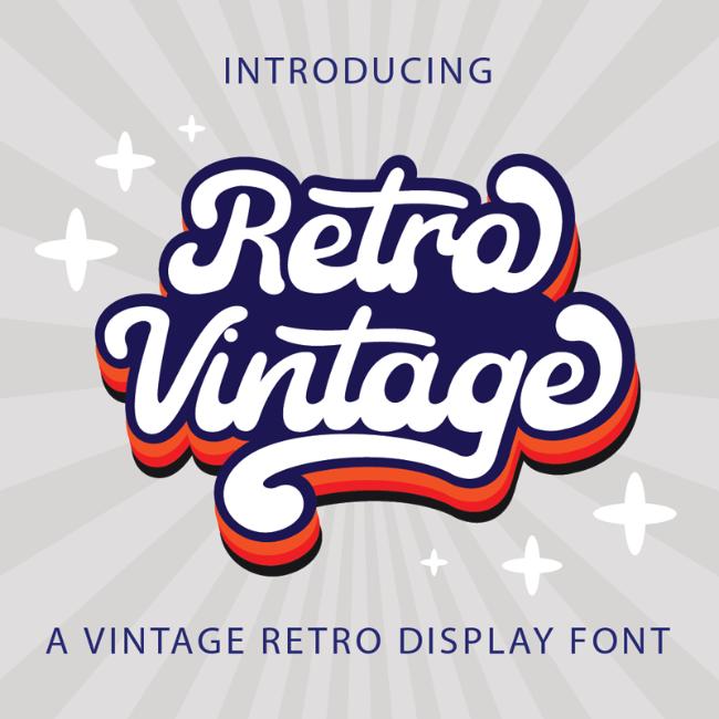 Retro Vintage font