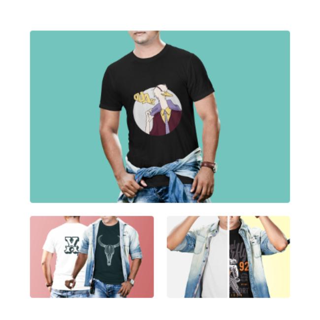 free t-shirt mockup