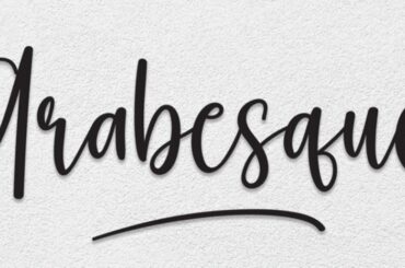 Arabesque font