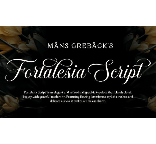 Fortalesia Script Font
