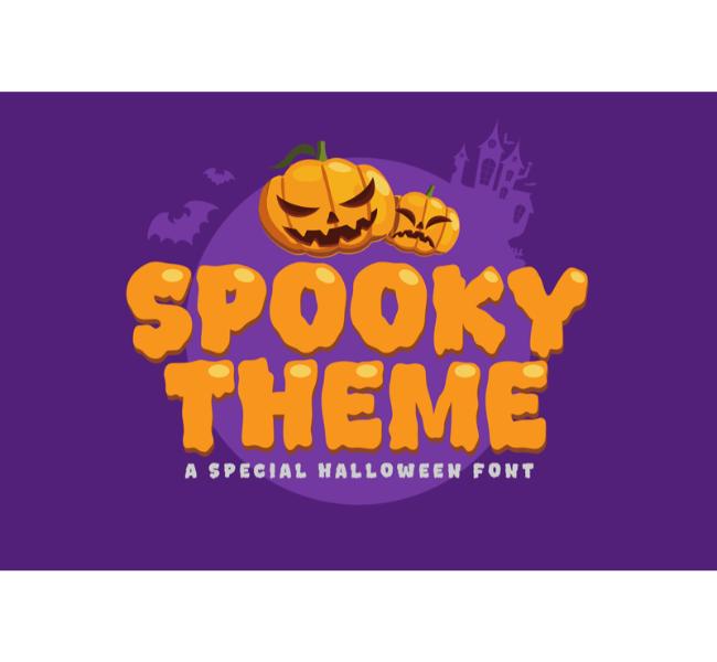 Spooky Theme Font