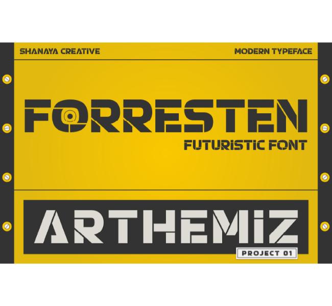 Forresten Font