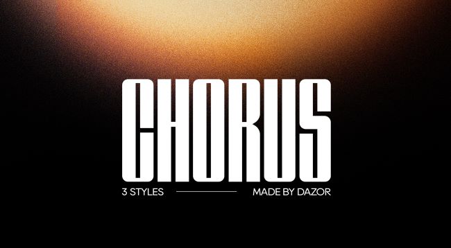 chorus font