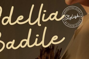 Adellia Badile font