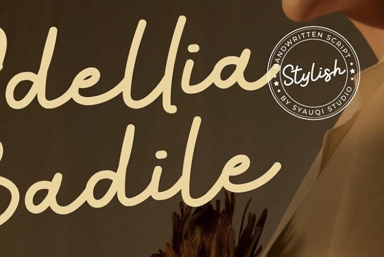 Adellia Badile font