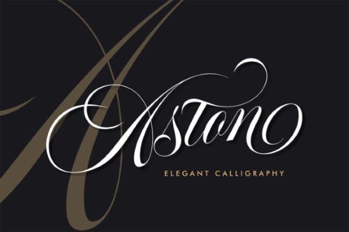 Aston Script Font