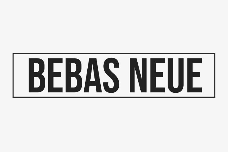 Bebas Neue Font