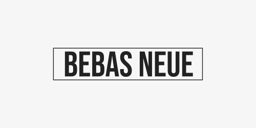 Bebas Neue Font
