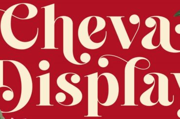 Cheva Display Font