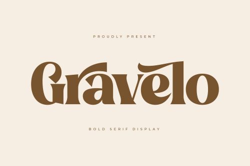 Gravelo font
