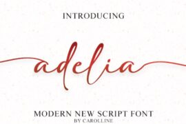 Adelia font