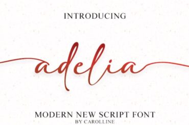 Adelia font