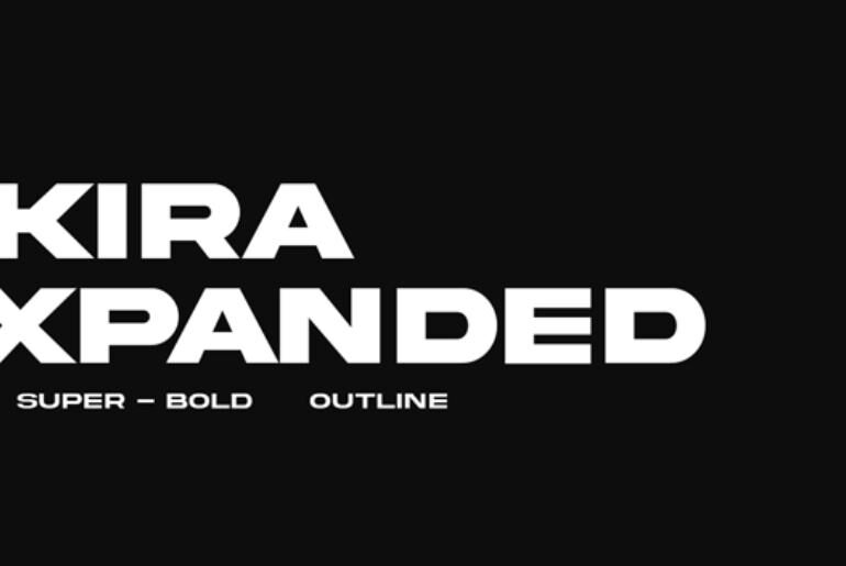 Akira Expanded font