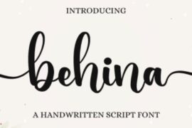 behina font