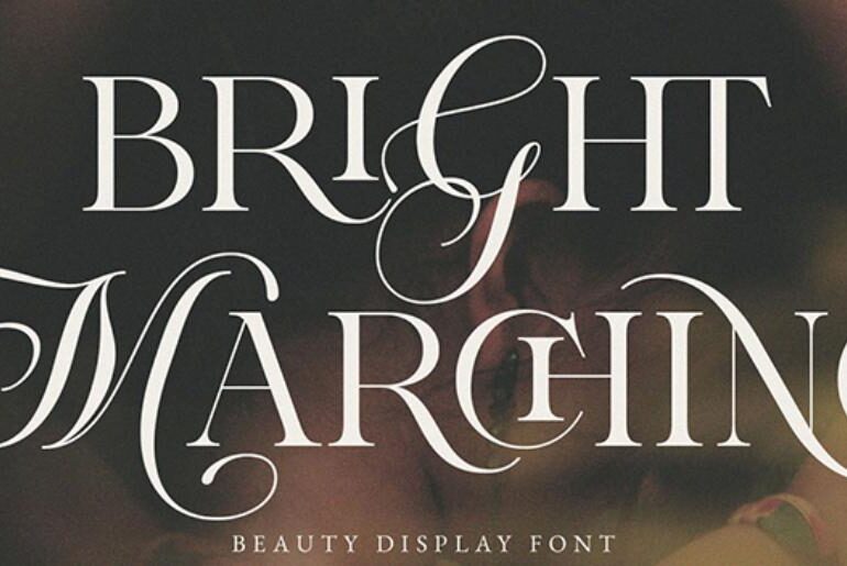 Bright Marching Font
