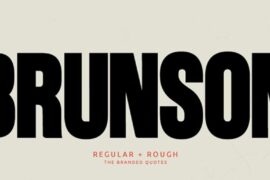 Brunson font