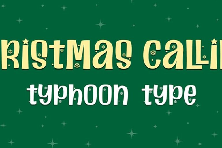 Christmas Calling font