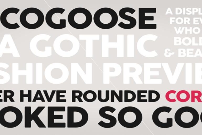 Cocogoose font