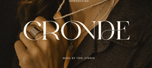 Cronde font