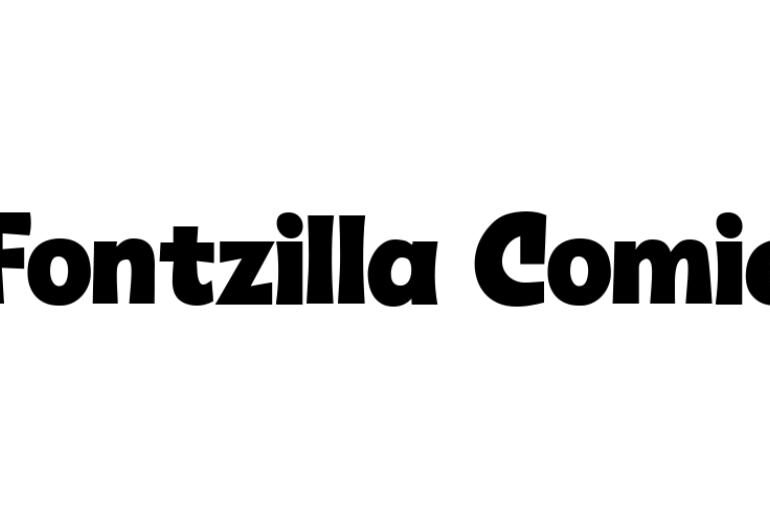 Fontzilla Comic Font