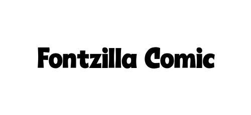 Fontzilla Comic Font