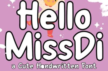 Hello MissDi font