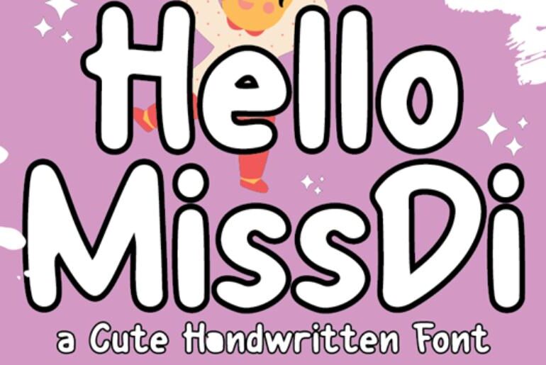 Hello MissDi font