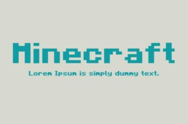 Minecraft font