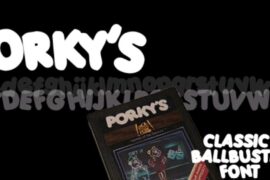 Porky's Font