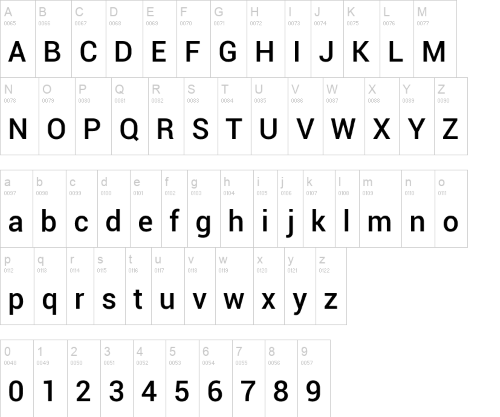 roboto font
