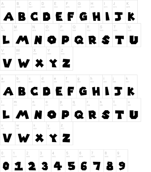 super mario font